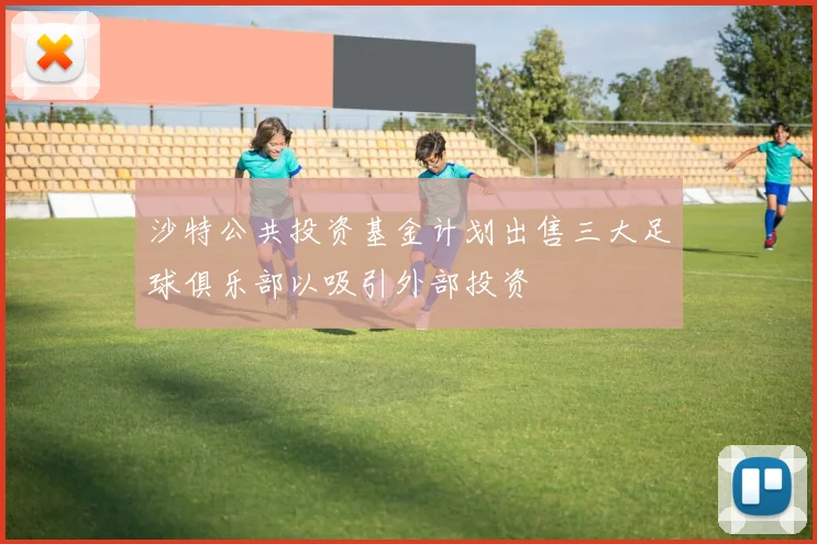 沙特公共投资基金计划出售三大足球俱乐部以吸引外部投资